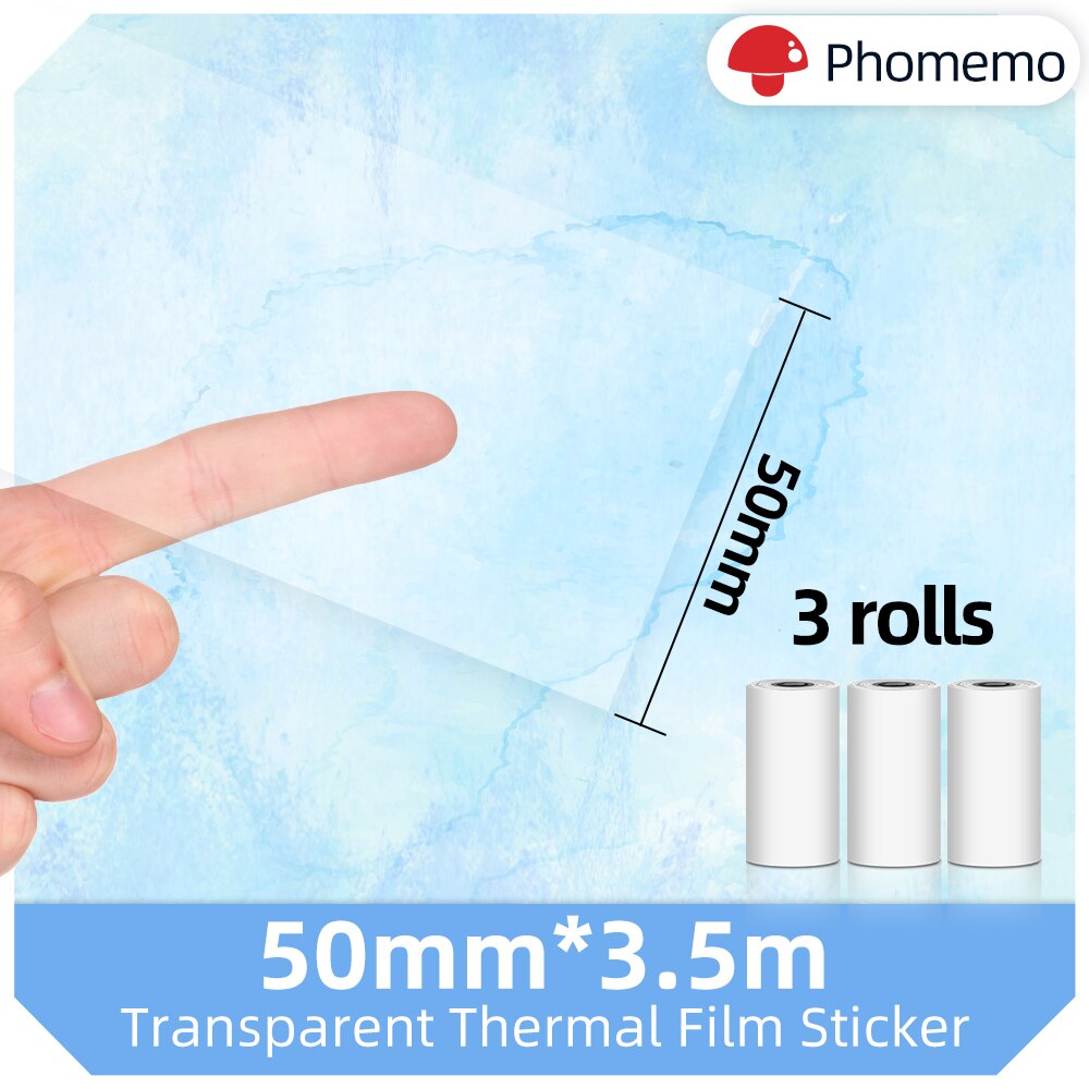 Phomemo 3 Rolls 50mm * 3.5M   ڱ   ..